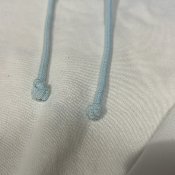 Playboy x Misguided Oversized Baby Blue tie-dye Hoodie - Picture 8 of 8